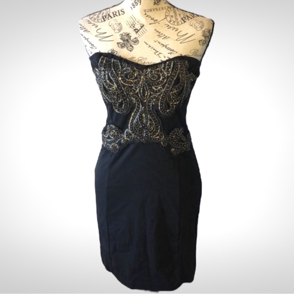 Free People Beaded Strapless Dress New Delhi - Picture 10 of 16